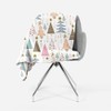 JarThenaAMCS Christmas Fuzzy Blanket Pastel Xmas Tree Stars Throw Blanket