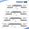 DAILYLIFE Grab Bars for Bathtubs and Showers, 15 inch Shower