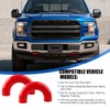 2 Pack Front Tow Hook Covers Replacement for 84905-47010, Red