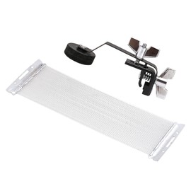 Lovermusic Black Drum Damper Mute Silencer & Silver 14 Inch 40 Wire Steel Spring Drum Accessories