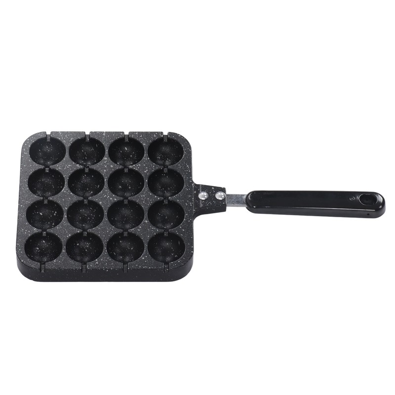 16 Holes Octopus Meatballs Pan Aluminum Alloy Takoyaki Baking Mold