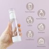 LONGWAY 2.7Oz 80ml Clear Airless Cosmetic Cream Pump Bottle Travel