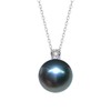Tahitian Black Pearl Necklace,Quality Handpicked AAA Tahitian Black Pearls