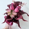 Floral Bouquet 10 Artificial Calla Lilies with 8 Artificial tulip