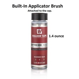 Walker Extreme Hold Hair System Adhesive 1.4 ounce by Walker Tape