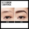 Maybelline TattooStudio Waterproof Eyebrow Pencil, 255 SOFT BROWN, 0.026 Oz.