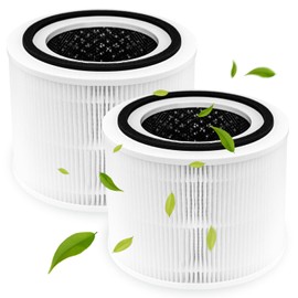 BBT BAMBOOST HEPA-14 PRO Air Filter Compatible with Calmyst HEPA-14 PRO Air Purifier, Model: CAA-225, 3-in-1 True HEPA and High-Efficiency Activated Carbon Filter, 2 Pack