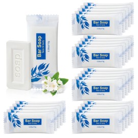 SLequipo Mini Soap Bars Bulk Individually Wrapped Bulk Bar Soap 0.35oz Travel Soap Small Hotel Soaps Toiletries for Hotel Bathroom Camp RV (25)