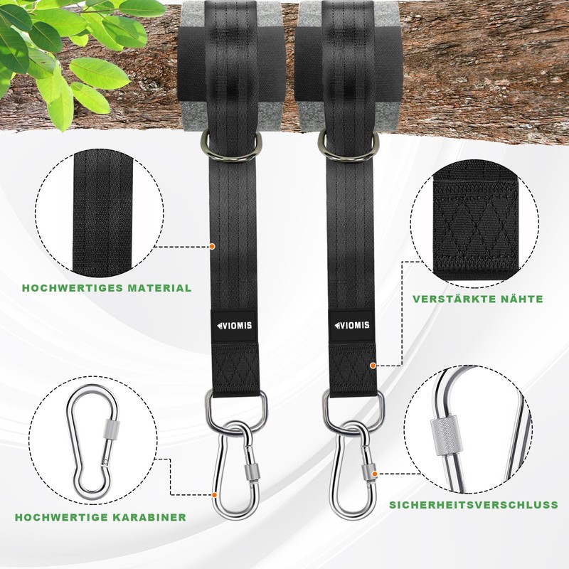 Viomis Swing & Hammock Mounting Set 900 kg – Complete