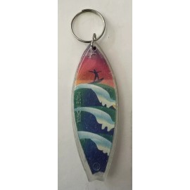 Fun Express Lot of 5 Surfboard Key chains Waves Pool Party Favors