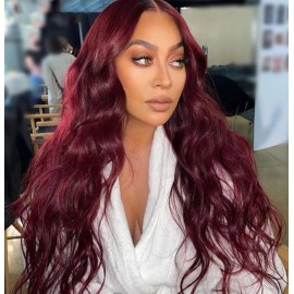 Bonniful Peluca Larga Dama Fibra Natural Cabello Ondulada Resiste