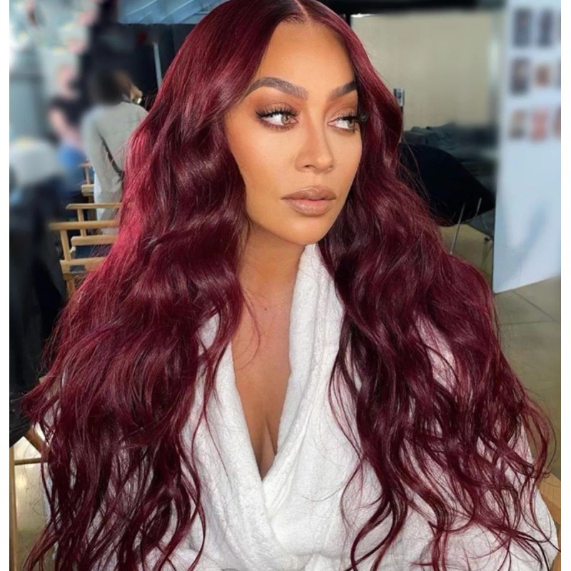 Bonniful Peluca Larga Dama Fibra Natural Cabello Ondulada Resiste