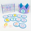 BONNYCO Mermaid Birthday Crown with Interchangeable Numbers from 0 to