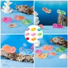 NHPY Pack of 40 Mini Luminous Turtles Resin, 21 mm