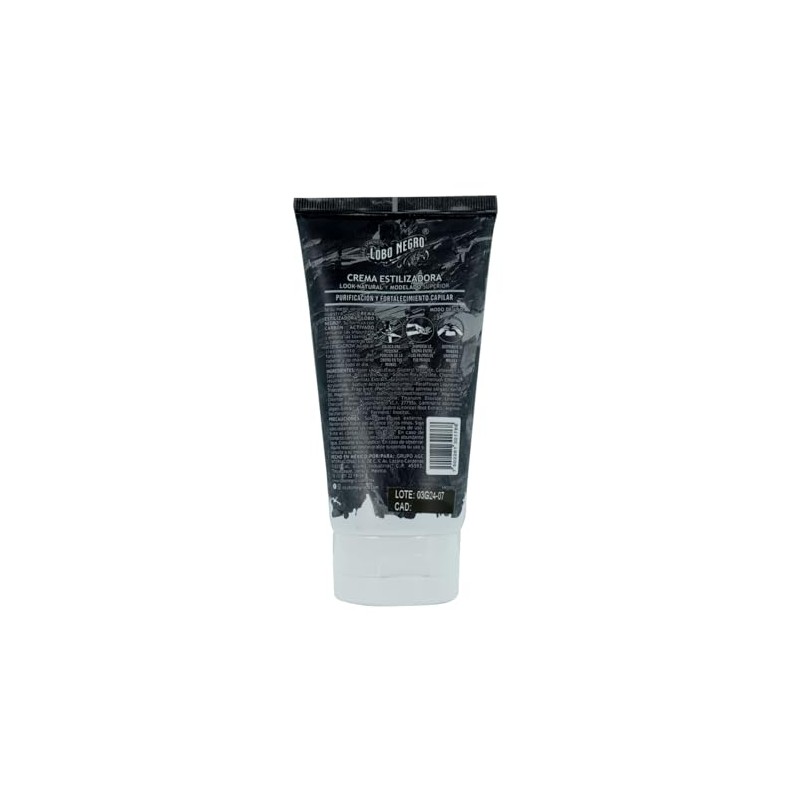 Lobo Crema Estilizadora Lobo Negro con Carbón Activado Y Cencagrow
