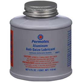 Permatex 80071-12PK Anti-Seize Lubricant with Brush Top Bottle, 4 oz. (Pack of 12)