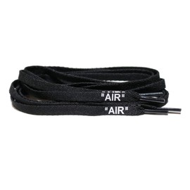 BlackWorks "Air" Print SHOELACES Flat Shoelaces, 15 Colors, 15 Colors, 47.2 inches (120 cm), 55.1 inches (140 cm), 63.0 inches (160 cm), Shoelaces, Flat Laces, Sneakers, Custom Shoes, multicolor