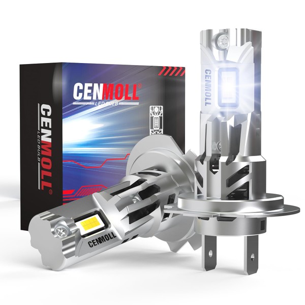 CENMOLL H7 Led Headlight Bulb, 400% Brighter 80W 16000LM 6000K