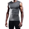 NELEUS Men's 3 Pack Compression Shirt Sport Athletic Workout Tank