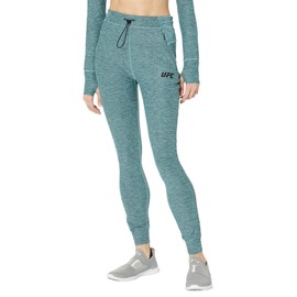 UFC Performance Tech-Joggers for Women for Workouts – Blended Polyester – Elasticated Waistband – Pockets Slate Green MD One Size