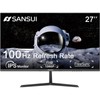 NEW-SANSUI 27 inch Monitor, IPS 100Hz Display Computer Monitor, VESA