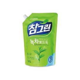 Chamgreen Dish Soap Refill 1.2L Lion Korea 2ea