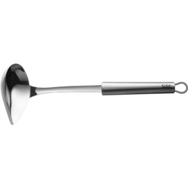 Silit Classic Line Sauce Spoon 28 cm, Sauce Ladle with Spout, Polished Stainless Steel, Soup Ladle, Dishwasher Safe