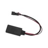 Car Bluetooth5.0 AUX Module 3Pin ABS Black Wearproof Replacement for