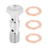 X AUTOHAUX 1 Set M10 x 1.0 Metric Thread Double