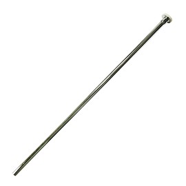 Westbrass D124-2-05 3/8" x 20" Brass Flat Head Toilet Riser Supply Line, Polished Nickel (2-Pack)