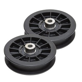 LEFITPA 2 Pack Replacement 116-2456 Flat Pulley for Toro 74447TE 74450 74451 74451TE 74452 74453 74453TE 74454 74454TE 74460 74461 74462 74463 74465 74465TE Titan HD Zero Turn Mower Models