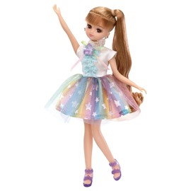Takara Tomy Licca Takara Tomy LW-02 Rainbow Shower Dress Up Doll Play Toy 3 Years and Up Passed Toy Safety Standards ST Mark Certified, One Size