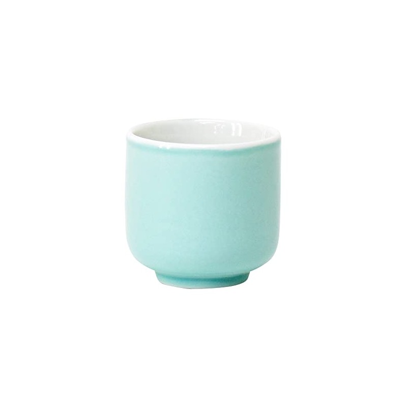 Naumukuma-chan Workshop Teacup Tea Ceremony, 1.6 Inches, Celadon, Plain, Porceladon,