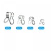 sourcing map Double Ring for 2.4/3/4.5/6 mm Fan Lamp Pull