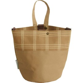 Okato matka 2WAY Dust Box Hanging Floor Placement Car Goods Storage Beige Size (H x W x D): 7.9 x 9.4 x 9.4 inches (20 x 24 x 24 cm)
