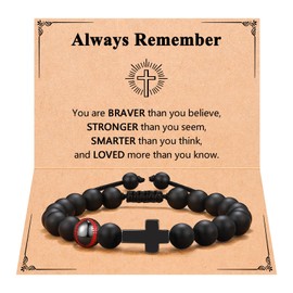 UNGENT THEM Baseball Accessories Stuff Baseball Gifts for Boys 8-12 Senior Night Cross Bracelet Gifts for Teens Teenage Boys