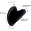 Gua Sha Stone Natural Heart Shape Facial Massage Tool, Rose
