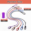 FOVRLZSE 5-Pack No-Pull Dog Slip Leads 5FT Adjustable, Red/Black/Blue/Brown/Purple (for