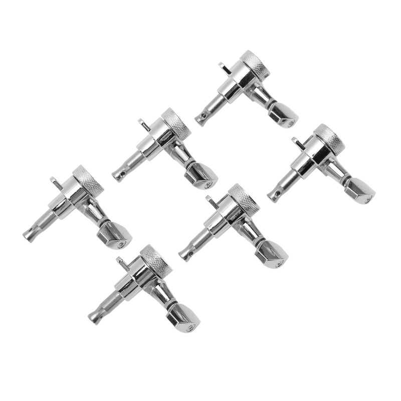 6 Set Tuning Pegs Electric Guitar Machine Heads Tuners Parts