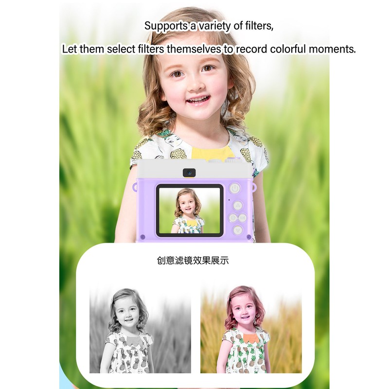 1080P Kids Camera Auto Focus Point and Shoot Camera with