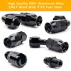Medoon 6AN PTFE Fuel Line Kit, Nylon Stainless Steel Braided