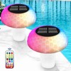 Chlorine Tablet Floater, Solar Pool Chlorine Floater with Light, 3
