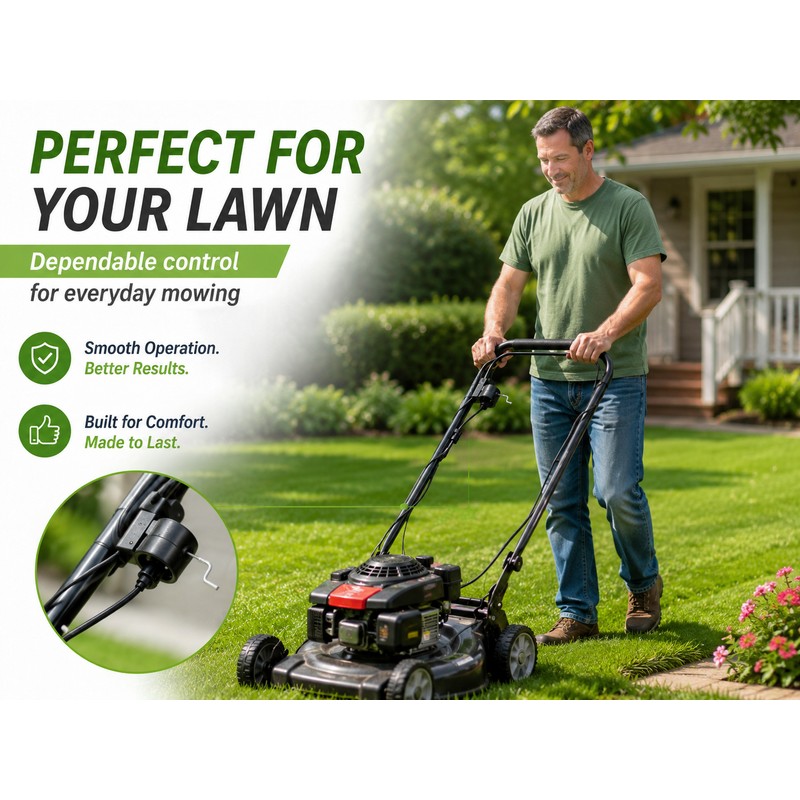 Lawn Mower Zone Control Cable for Engine Repair – Stainless