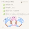 chummies | Dona de Elefante mordedera de silicon y madera
