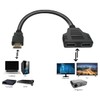 HDMI Male to Dual Female 1 to 2 Way Splitter