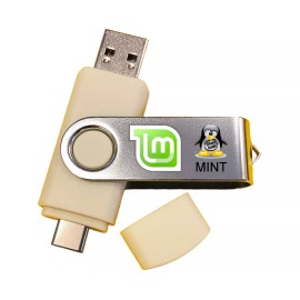 Tech Store On Linux Mint OS - Even better than Windows! Bootable Install USB Thumb Drive Stick - No Packaging