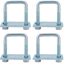 4 Pack Leaf Spring Clamp Kit, 1-3/4 inch Width X 3-3/8 Long Leaf Spring Clamps for Truck, Locks Springs