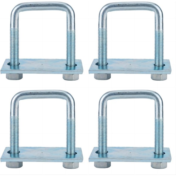 4 Pack Leaf Spring Clamp Kit, 1-3/4 inch Width X