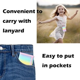 Kids Wallet for Boys Girls Teens Trifold, Canvas Toddler Wallet for Boys, Cute Zipper Wallets Youth with Coin Pocket Card Holders, Novelty Wallets for Childrens Birthday Gifts (Rainbow Glitter01 suit)