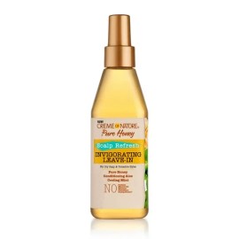 CREME OF NATURE Pure Honey Scalp Refresh Invigorating Conditioner Spray, 8 oz